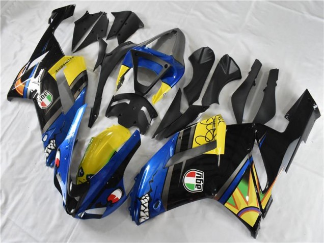 Discount 2007-2008 Blue Shark Kawasaki ZX6R Replacement Motorcycle Fairings Canada Discount 2007-2008 Blue Shark Kawasaki ZX6R Replacement Motorcycle Fairings Canada