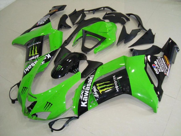 Discount 2007-2008 Monster Green Kawasaki ZX6R Motorcycle Replacement Fairings Canada Discount 2007-2008 Monster Green Kawasaki ZX6R Motorcycle Replacement Fairings Canada