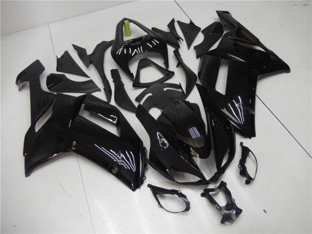 Discount 2007-2008 Glossy Black Kawasaki ZX6R Motorcycle Bodywork Canada Discount 2007-2008 Glossy Black Kawasaki ZX6R Motorcycle Bodywork Canada