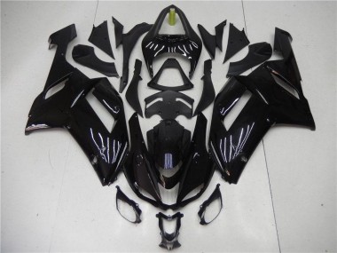 Discount 2007-2008 Glossy Black Kawasaki ZX6R Motorcycle Bodywork Canada