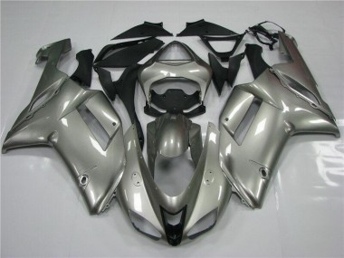 Discount 2007-2008 Grey Kawasaki ZX6R Moto Fairings Canada