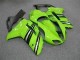 Discount 2007-2008 Green Black Kawasaki ZX6R Motorcycle Fairings Kit Canada
