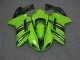 Discount 2007-2008 Green Black Kawasaki ZX6R Motorcycle Fairings Kit Canada