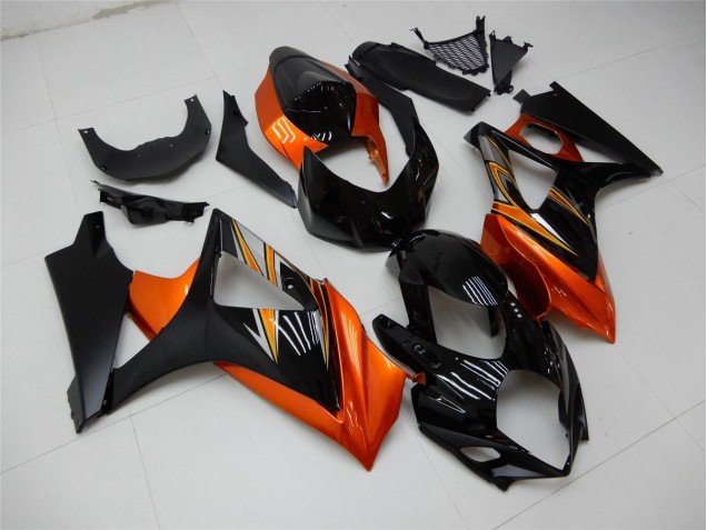 Discount 2007-2008 Orange Black Suzuki GSXR 1000 K7 Motor Fairings Canada