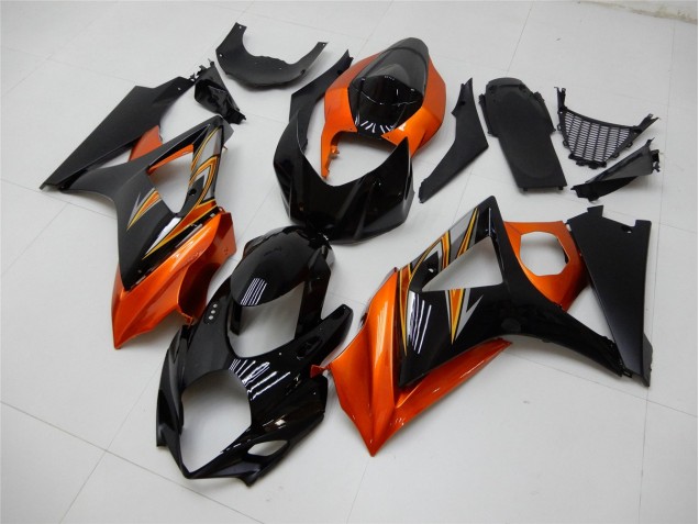 Discount 2007-2008 Orange Black Suzuki GSXR 1000 K7 Motor Fairings Canada