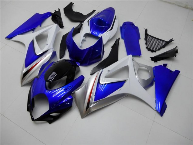 Discount 2007-2008 Blue White Suzuki GSXR 1000 K7 Motorcycle Fairings Canada Discount 2007-2008 Blue White Suzuki GSXR 1000 K7 Motorcycle Fairings Canada
