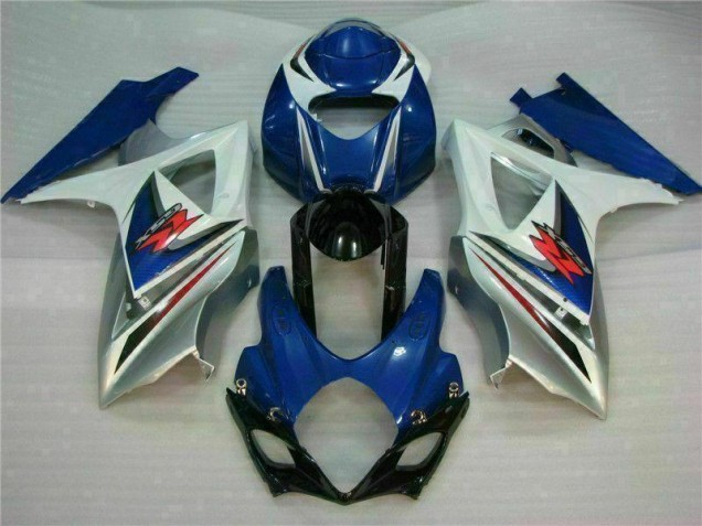 Discount 2007-2008 Blue White Suzuki GSXR 1000 K7 Bike Fairings Canada