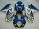 Discount 2007-2008 Blue White Suzuki GSXR 1000 K7 Bike Fairings Canada