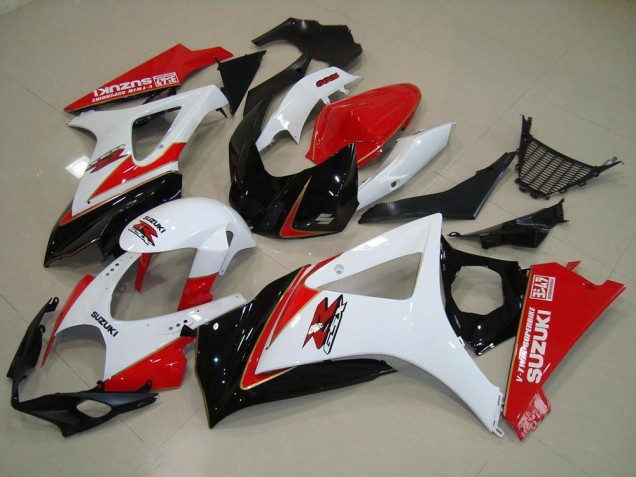 Discount 2007-2008 White Red Black Suzuki GSXR 1000 K7 Replacement Motorcycle Fairings Canada