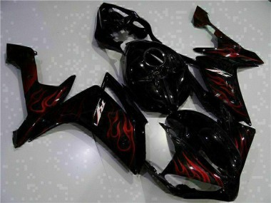 Discount 2007-2008 Black Yamaha YZF R1 Motorcycle Fairings Canada