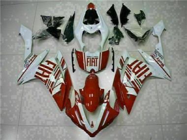 Discount 2007-2008 Red White Yamaha YZF R1 Motorcycle Fairings Canada