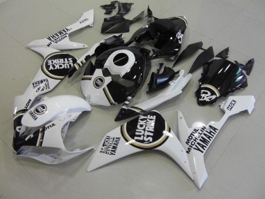 Discount 2007-2008 Black Lucky Strike Yamaha YZF R1 Moto Fairings Canada