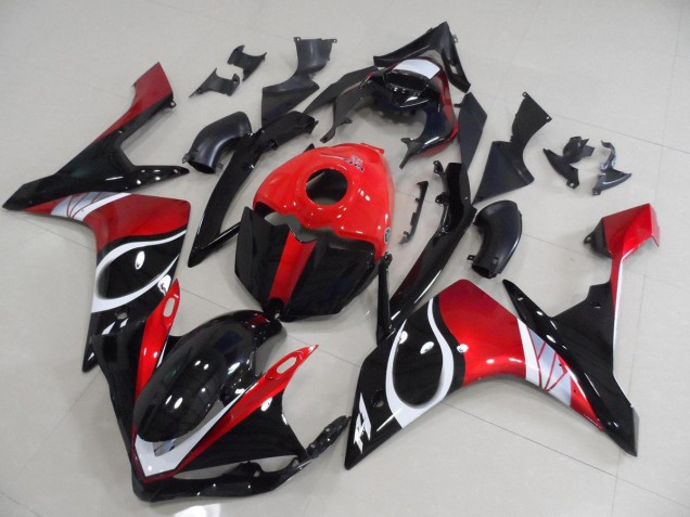 Discount 2007-2008 Black Red Glossy Yamaha YZF R1 Motorcycle Replacement Fairings Canada Discount 2007-2008 Black Red Glossy Yamaha YZF R1 Motorcycle Replacement Fairings Canada
