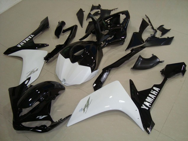 Discount 2007-2008 Black White Gold Yamaha YZF R1 Replacement Fairings Canada Discount 2007-2008 Black White Gold Yamaha YZF R1 Replacement Fairings Canada
