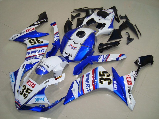 Discount 2007-2008 Blue Stickers Yamaha YZF R1 Motorcycle Fairings Canada Discount 2007-2008 Blue Stickers Yamaha YZF R1 Motorcycle Fairings Canada