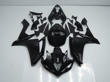 Discount 2007-2008 Glossy Black Yamaha YZF R1 Motorcycle Fairing Kit Canada