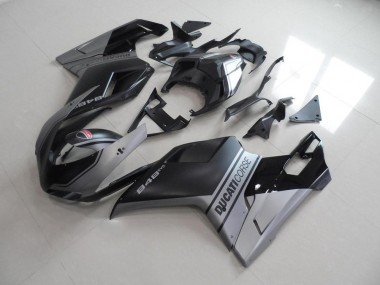 Discount 2007-2014 Matte Black Sliver OEM Style Ducati 848 1098 1198 Motorbike Fairings Canada