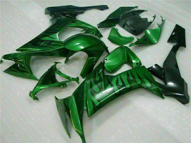 Discount 2008-2010 Green Flame Kawasaki ZX10R Bike Fairings Canada Discount 2008-2010 Green Flame Kawasaki ZX10R Bike Fairings Canada