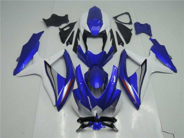 Discount 2008-2010 Blue White Suzuki GSXR 600/750 Motorcycle Fairings Canada Discount 2008-2010 Blue White Suzuki GSXR 600/750 Motorcycle Fairings Canada