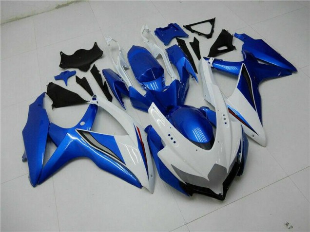 Discount 2008-2010 Blue White Suzuki GSXR 600/750 Bike Fairing Canada