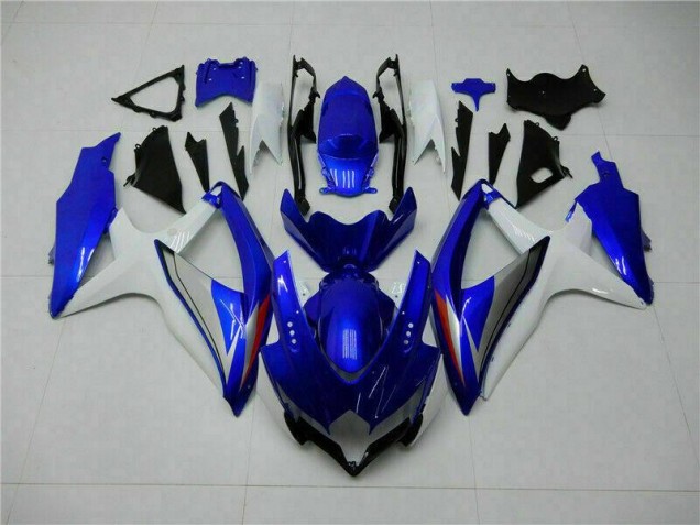 Discount 2008-2010 Blue White Suzuki GSXR 600/750 Motorcycle Fairing Kit Canada