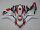 Discount 2008-2011 White Red Honda CBR1000RR Motorcycle Fairings Canada