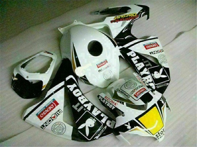 Discount 2008-2011 White Black Playboy Honda CBR1000RR Motorbike Fairing Canada Discount 2008-2011 White Black Playboy Honda CBR1000RR Motorbike Fairing Canada