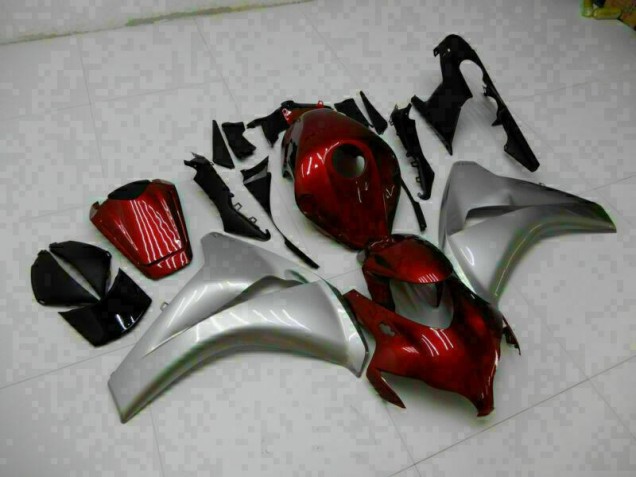 Discount 2008-2011 Red Silver Honda CBR1000RR Replacement Motorcycle Fairings Canada