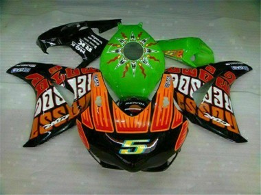 Discount 2008-2011 Green Orange Honda CBR1000RR Motorcycle Fairings Kits Canada