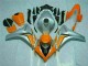 Discount 2008-2011 Orange Silver Honda CBR1000RR Motorcycle Fairings Canada