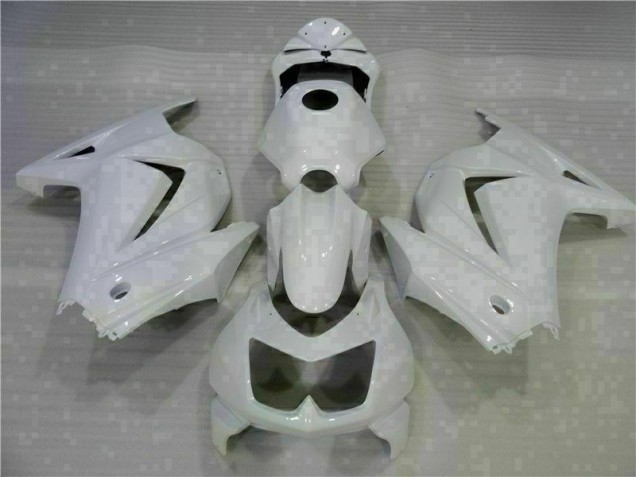 Discount 2008-2012 White Kawasaki EX250 Motorcycle Replacement Fairings Canada Discount 2008-2012 White Kawasaki EX250 Motorcycle Replacement Fairings Canada