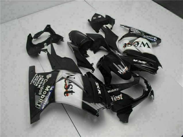 Discount 2008-2012 Black West Kawasaki EX250 Motorcycle Fairings Kits Canada Discount 2008-2012 Black West Kawasaki EX250 Motorcycle Fairings Kits Canada