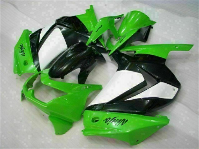 Discount 2008-2012 Green Black Ninja Kawasaki EX250 Moto Fairings Canada Discount 2008-2012 Green Black Ninja Kawasaki EX250 Moto Fairings Canada