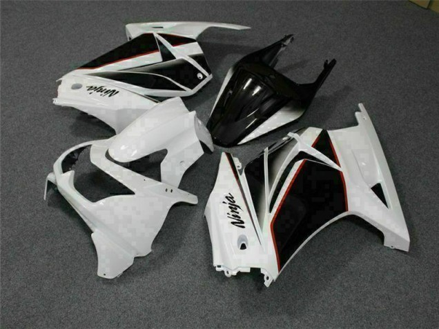 Discount 2008-2012 White Black Ninja Kawasaki EX250 Replacement Fairings Canada Discount 2008-2012 White Black Ninja Kawasaki EX250 Replacement Fairings Canada