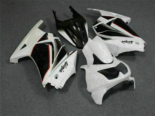 Discount 2008-2012 White Black Ninja Kawasaki EX250 Replacement Fairings Canada Discount 2008-2012 White Black Ninja Kawasaki EX250 Replacement Fairings Canada