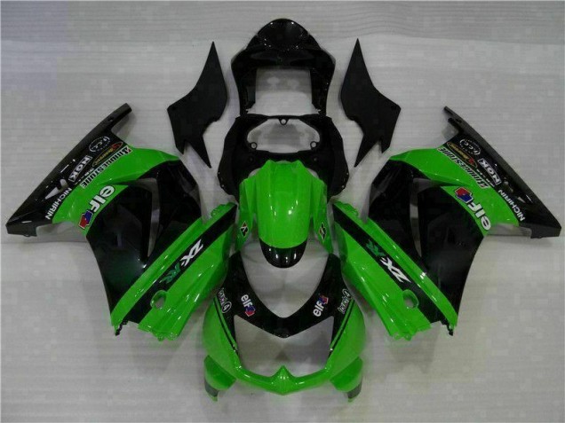 Discount 2008-2012 Black Green Kawasaki EX250 Motorcycle Fairings Canada Discount 2008-2012 Black Green Kawasaki EX250 Motorcycle Fairings Canada