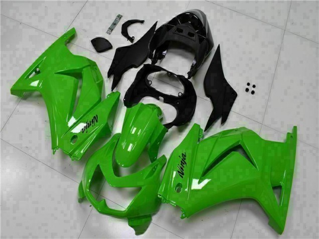 Discount 2008-2012 Green Black Ninja Kawasaki EX250 Motorcycle Fairing Kits Canada Discount 2008-2012 Green Black Ninja Kawasaki EX250 Motorcycle Fairing Kits Canada