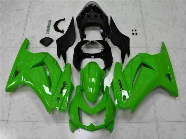 Discount 2008-2012 Green Black Ninja Kawasaki EX250 Motorcycle Fairing Kits Canada Discount 2008-2012 Green Black Ninja Kawasaki EX250 Motorcycle Fairing Kits Canada