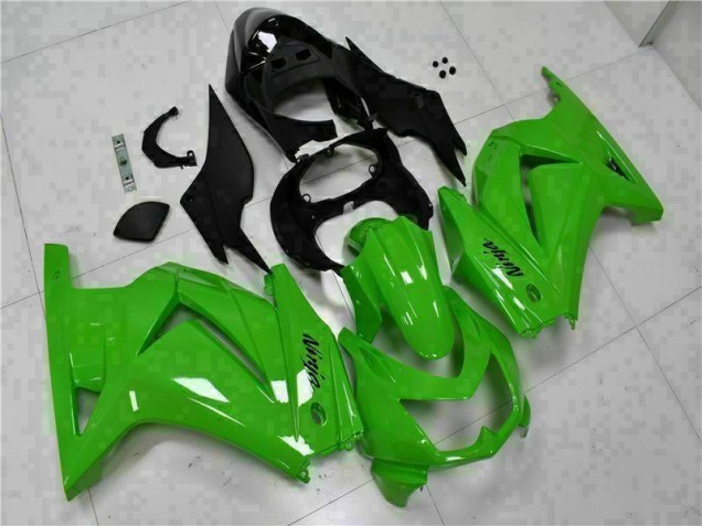 Discount 2008-2012 Green Black Ninja Kawasaki EX250 Motorcycle Fairing Kits Canada Discount 2008-2012 Green Black Ninja Kawasaki EX250 Motorcycle Fairing Kits Canada