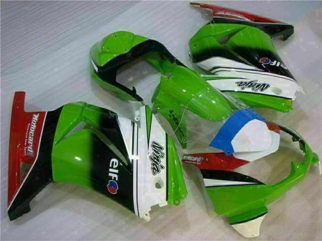 Discount 2008-2012 White Green Black Ninja Kawasaki EX250 Motorbike Fairing Canada Discount 2008-2012 White Green Black Ninja Kawasaki EX250 Motorbike Fairing Canada