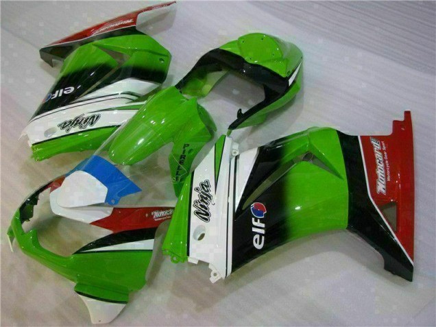 Discount 2008-2012 White Green Black Ninja Kawasaki EX250 Motorbike Fairing Canada Discount 2008-2012 White Green Black Ninja Kawasaki EX250 Motorbike Fairing Canada