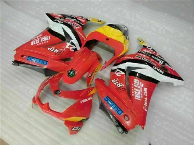 Discount 2008-2012 Red Yellow Kawasaki EX250 Motorcycle Fairing Kit Canada Discount 2008-2012 Red Yellow Kawasaki EX250 Motorcycle Fairing Kit Canada