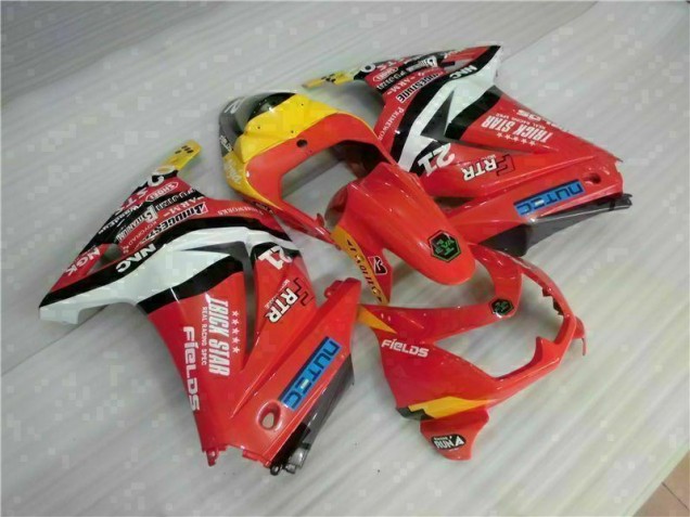 Discount 2008-2012 Red Yellow Kawasaki EX250 Motorcycle Fairing Kit Canada Discount 2008-2012 Red Yellow Kawasaki EX250 Motorcycle Fairing Kit Canada