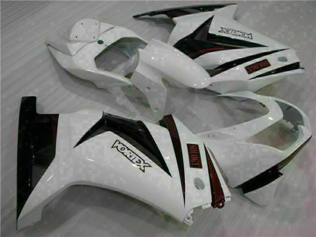 Discount 2008-2012 White Black Kawasaki EX250 Motorcycle Bodywork Canada Discount 2008-2012 White Black Kawasaki EX250 Motorcycle Bodywork Canada