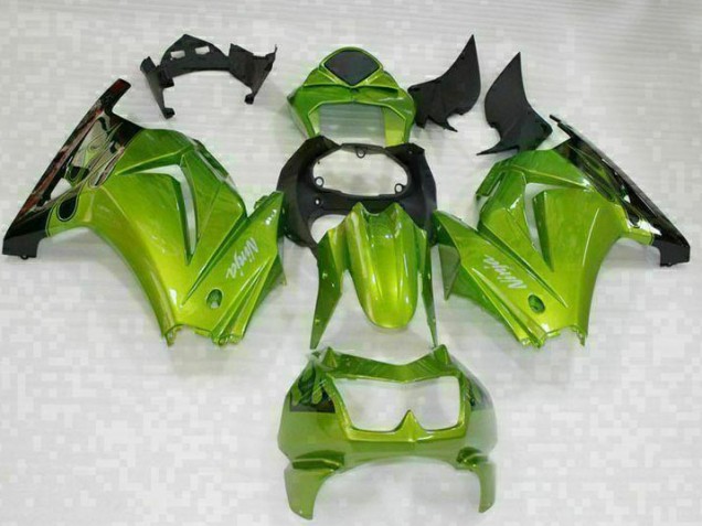Discount 2008-2012 Green Black Kawasaki EX250 Motorcycle Fairings Canada Discount 2008-2012 Green Black Kawasaki EX250 Motorcycle Fairings Canada