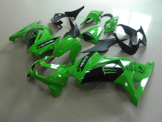 Discount 2008-2012 New Green Monster Kawasaki ZX250R Motorbike Fairings Canada Discount 2008-2012 New Green Monster Kawasaki ZX250R Motorbike Fairings Canada