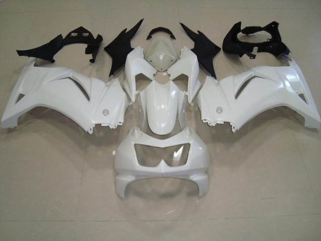 Discount 2008-2012 White Kawasaki ZX250R Moto Fairings Canada Discount 2008-2012 White Kawasaki ZX250R Moto Fairings Canada