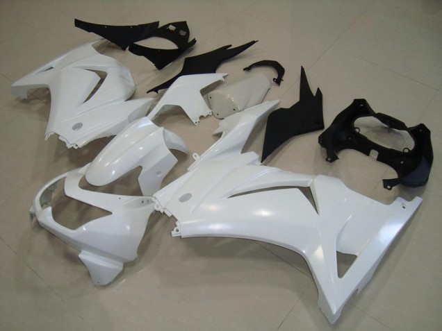 Discount 2008-2012 White Kawasaki ZX250R Motorcycle Fairings Canada Discount 2008-2012 White Kawasaki ZX250R Motorcycle Fairings Canada