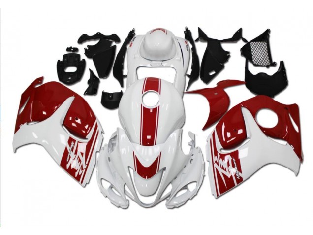 Discount 2008-2019 White Red Suzuki GSXR 1300 Hayabusa Replacement Fairings Canada