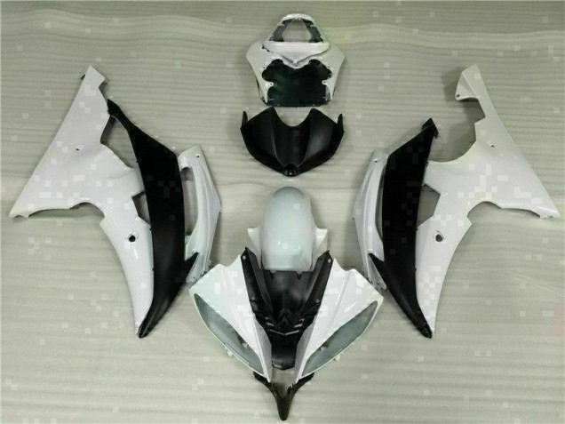 Discount 2008-2016 White Black Yamaha YZF R6 Motorcycle Fairings Kit Canada Discount 2008-2016 White Black Yamaha YZF R6 Motorcycle Fairings Kit Canada